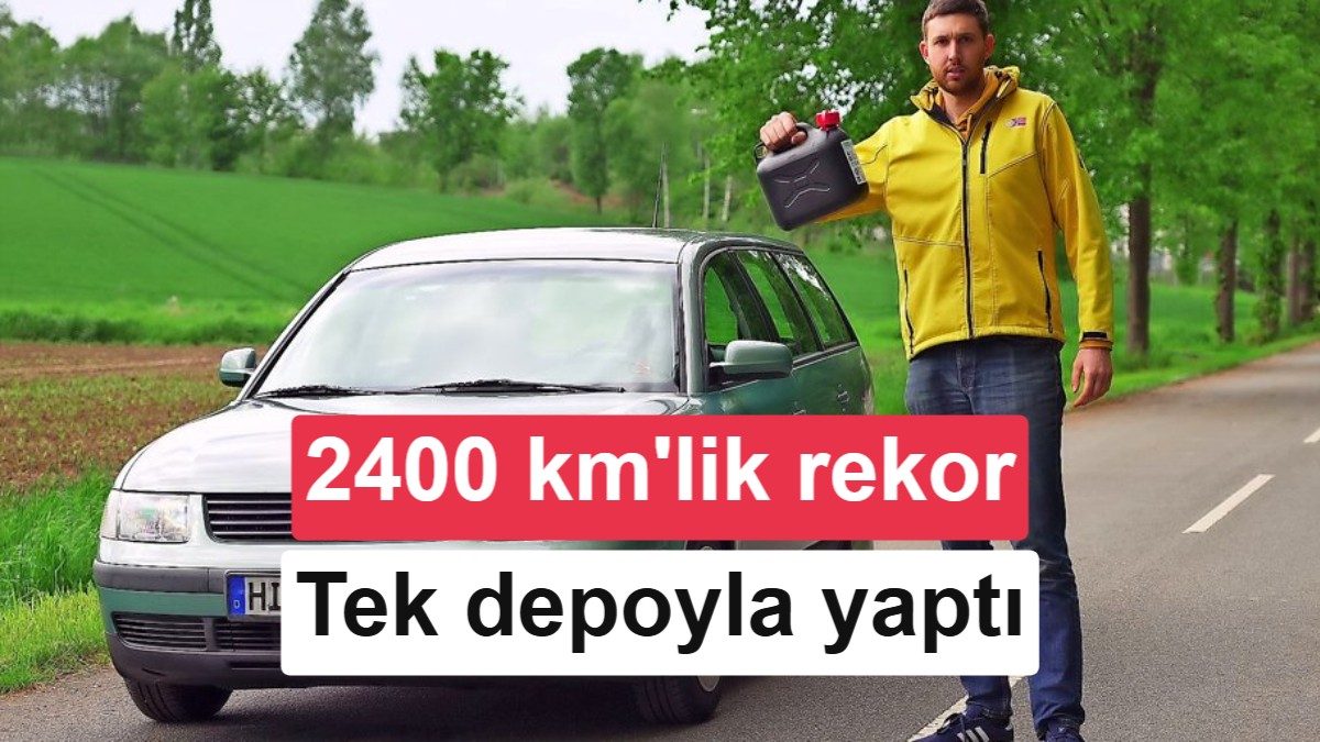 26 Yıllık Passat TDI'dan Yakıt Verimliliği Rekoru: Tek Depoyla 2.400 KM!